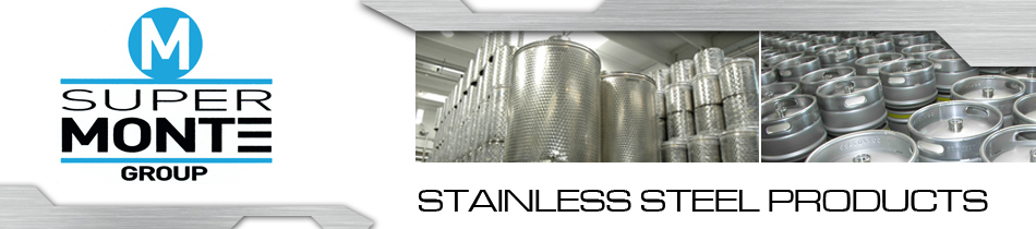 Italian beer kegs manufacturing industry, made in Italy engineering stainless steel products, certified pressurized kegs for food and beverage manufacturers customized beer kegs, industrial wine storage containers, oil food dispenser from 2 liters to 30000 liters, the best solution for food and beverage containers worldwide distribution market, Supermonte guarantees high end stainless steel products, safe quality pressurized containers for wineries, beer manufacturers to support our distribution business in United States, England, Saudi Arabia, China, Japan, Germany, Canada, Austria, South America and all over the world