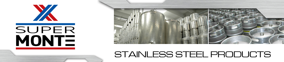 Fabrica de contenedores en acero inoxidable para alimentos y bebidas, contenedores kegs para fabricantes de cerveza, barriles kegs para despacho de cerveza, tanques en acero inox para productores de aceite, depositos en acero para miel, contendores industriales en acero inoxidable para lecce y otros alimentos, produccion al por mayor en Italia para Estados Unidos, Latino America, Asia, Medio Oriente, Africa y toda Europa